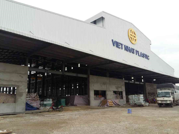 VIỆT NHẬT PLASTIC – Thi công kết cấu nhà xưởng
